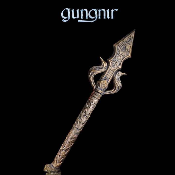 3D Printable Gungnir by Stlflix